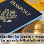International Travel for Miami Can Commence