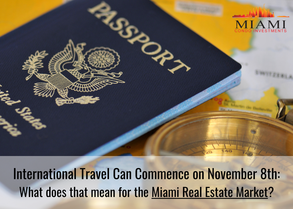 International Travel for Miami Can Commence