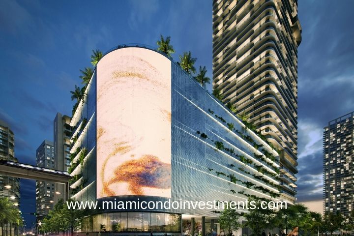 Lofty Brickell Ground Floor Rendering