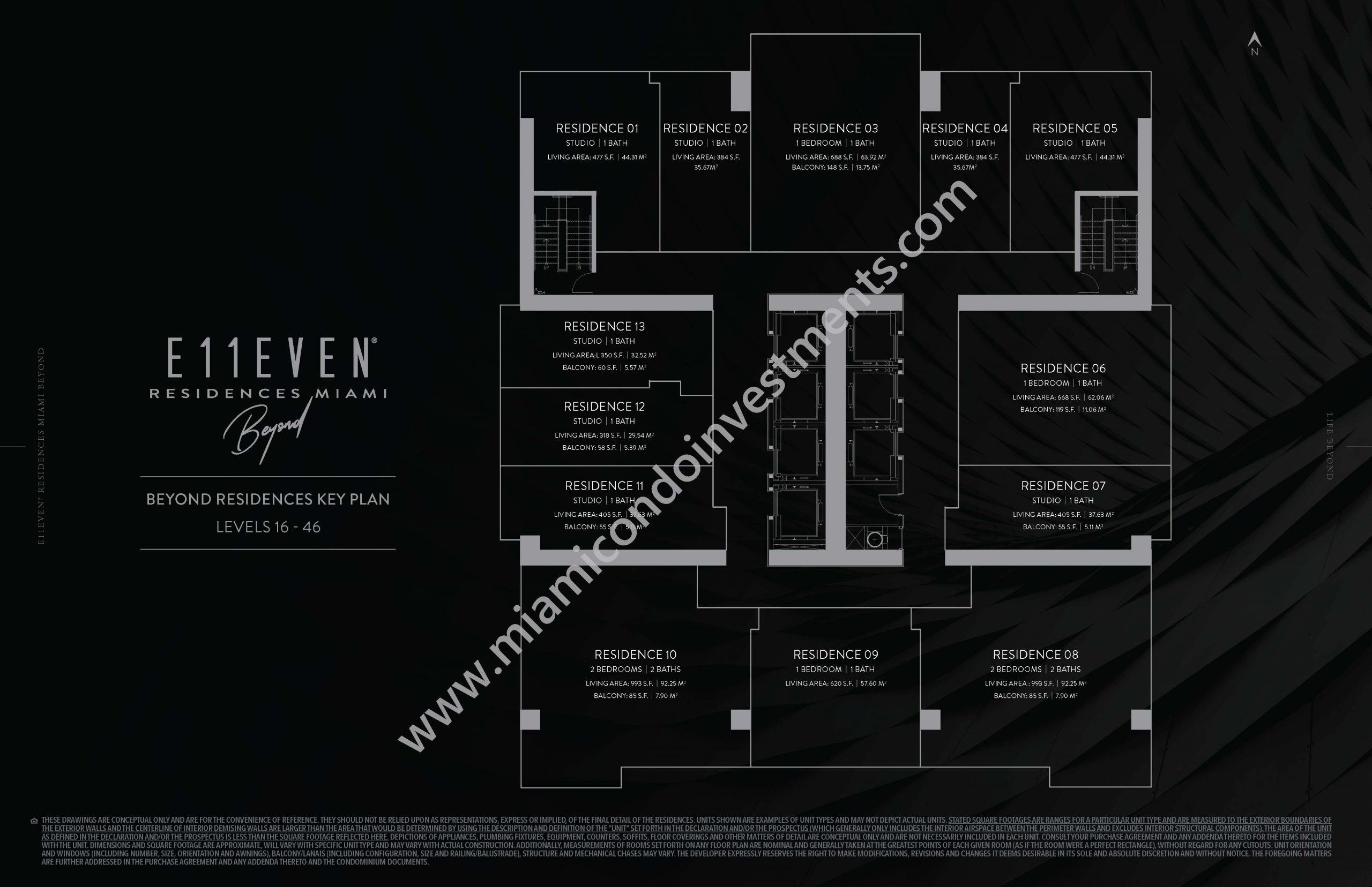 Floorplans 1 - Residences Site Plan