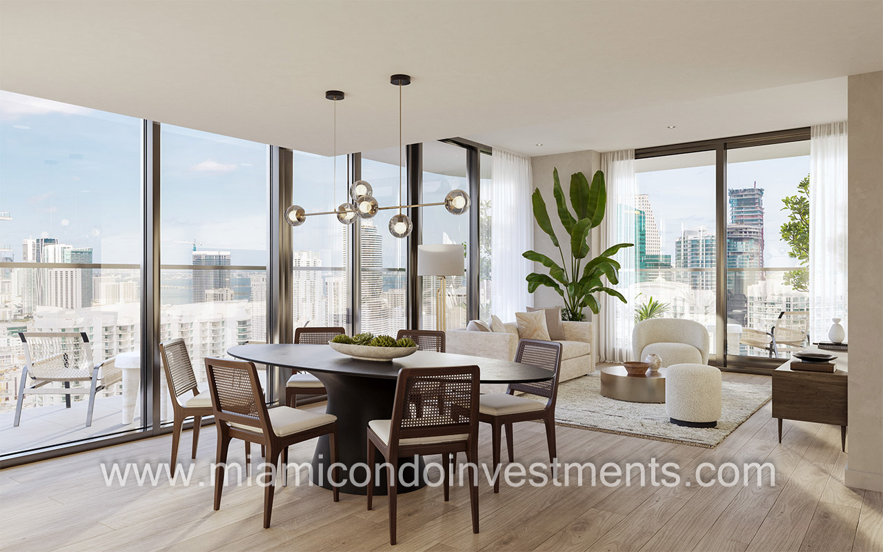 Lofty Brickell penthouse 04