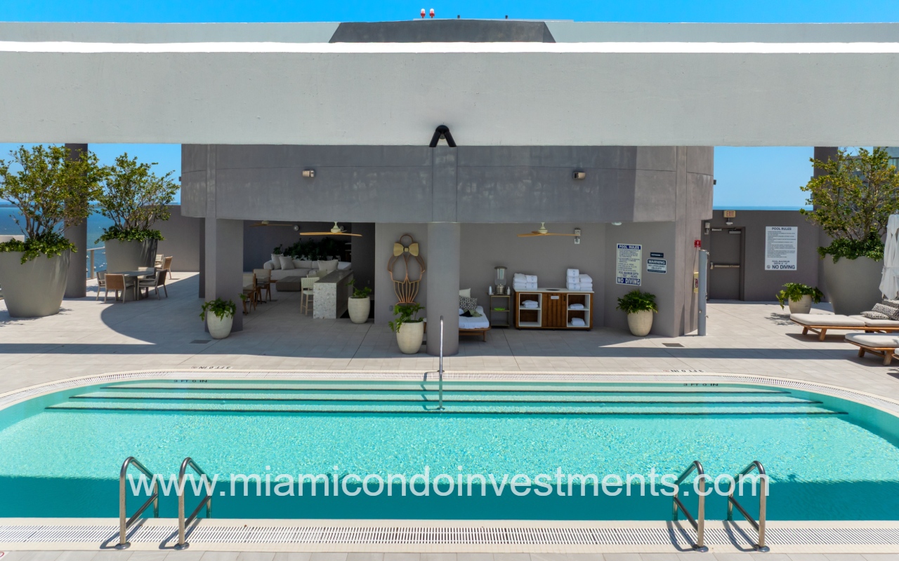Mr. C Tigertail Residences rooftop pool wide angle