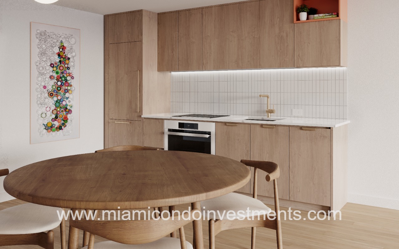 The Standard Residences Midtown Miami dining area