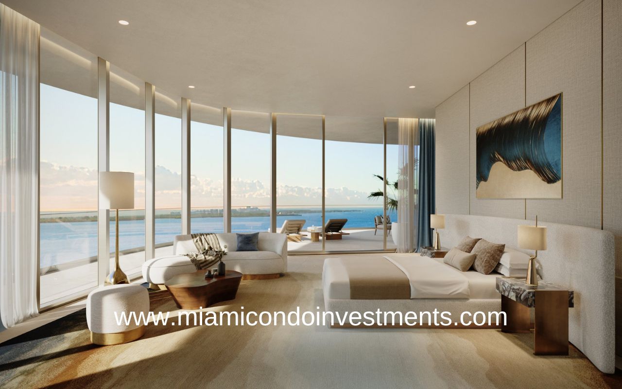 St Regis Residences Miami Primary Penthouse Bedroom