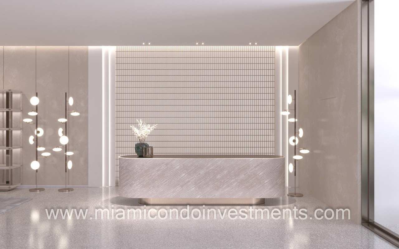 front desk reception at Onda Residences