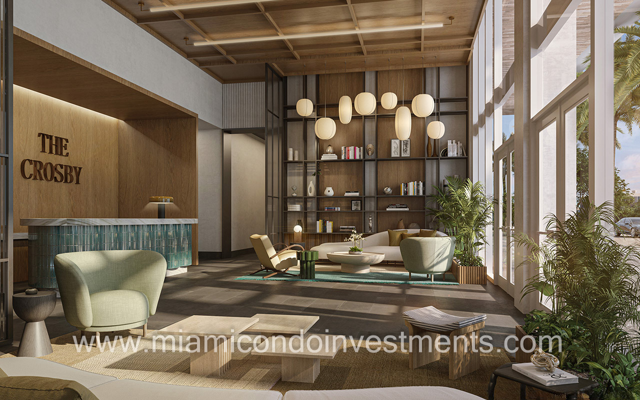 The Crosby lobby