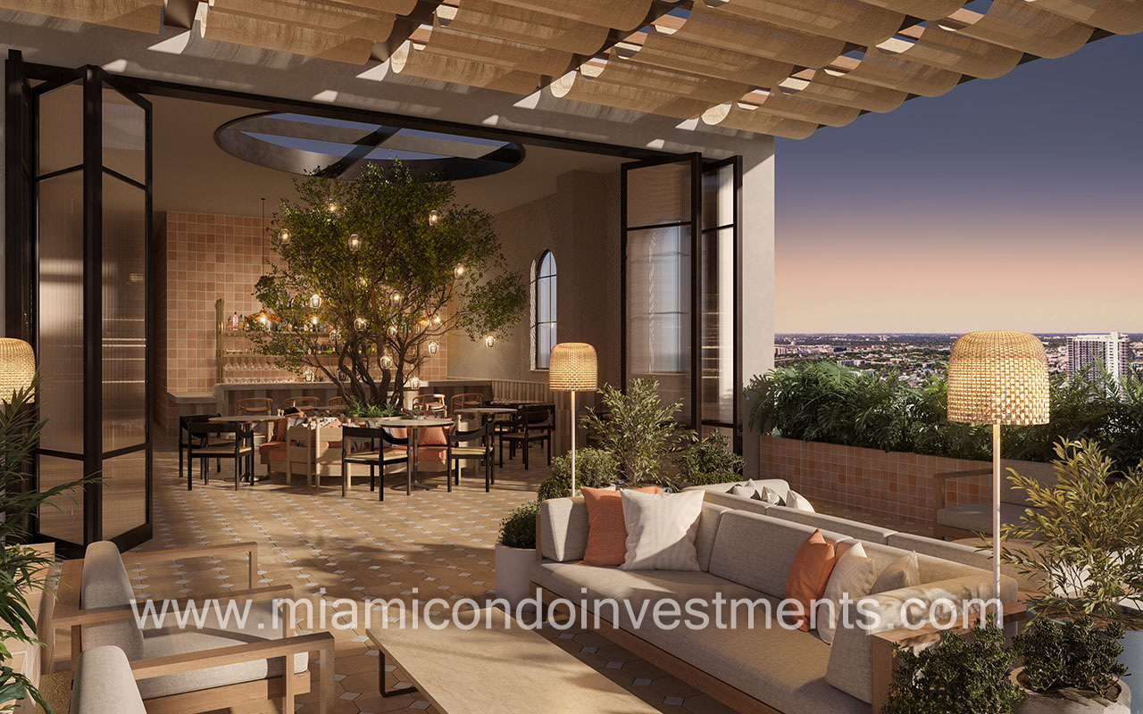 The Crosby rooftop terrace