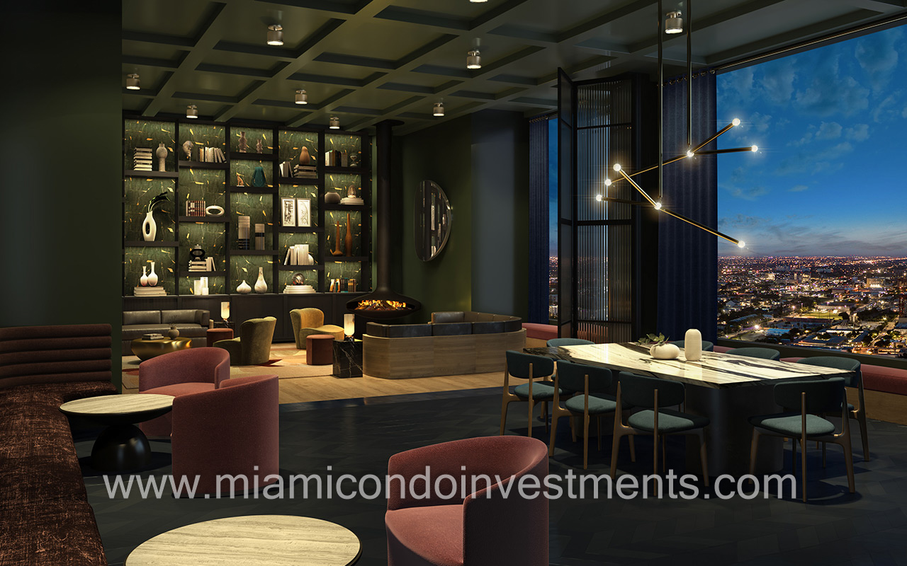 The Crosby club lounge