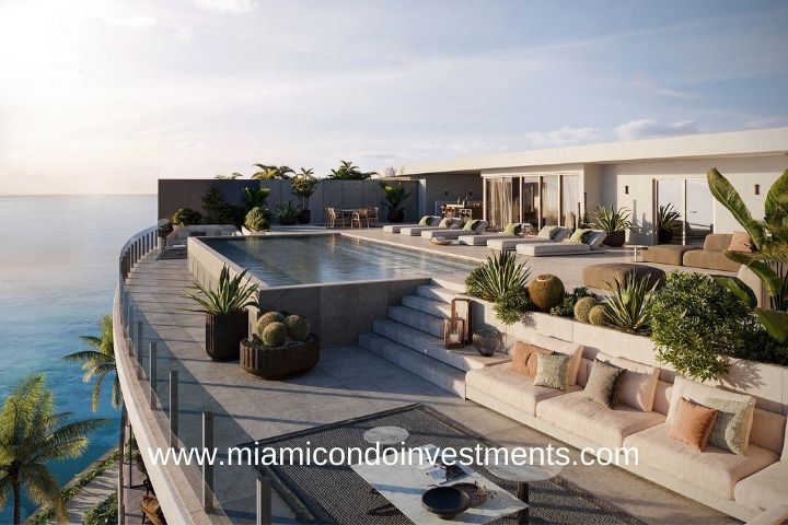 Vita Residences Pool Deck Rendering