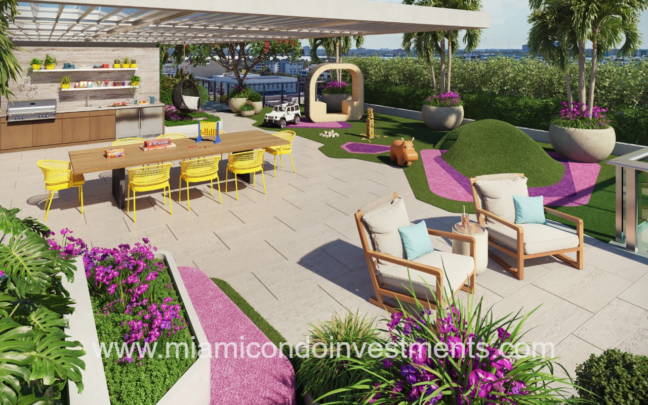 La Baia North rooftop kids area