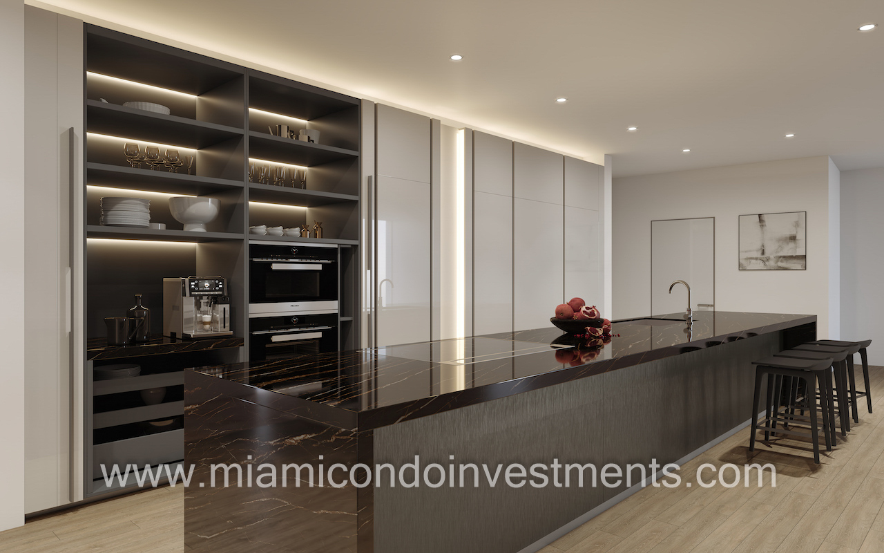 Vita kitchen white and dark palette