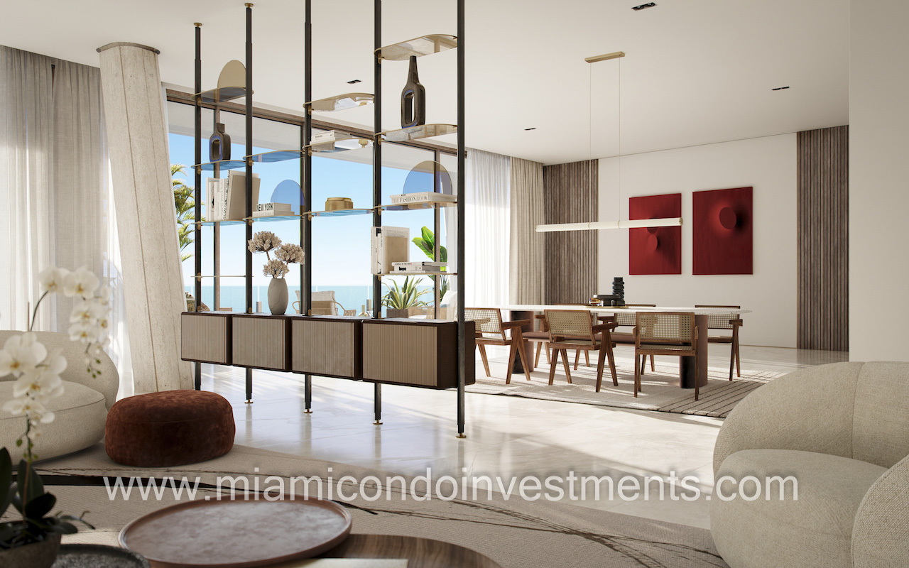 Vita penthouse dining room