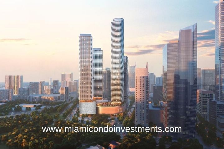 Cipriani Residences Miami Skyline View