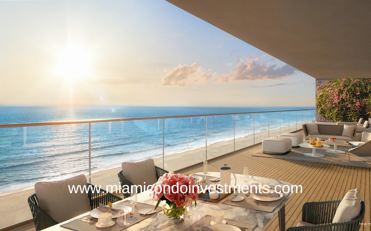 St. Regis Residences Sunny Isles Beach Balcony View