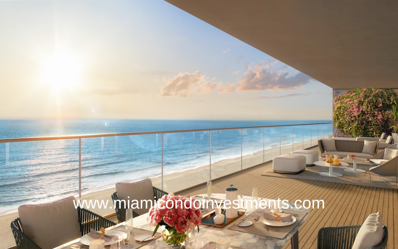 St. Regis Residences Sunny Isles Beach Balcony View St. Regis Residences Sunny Isles Beach Balcony View