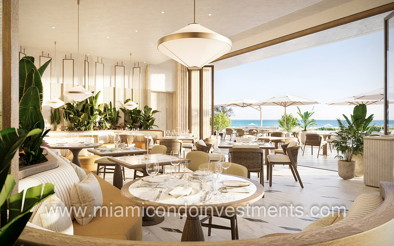 Perigon restaurant at morning