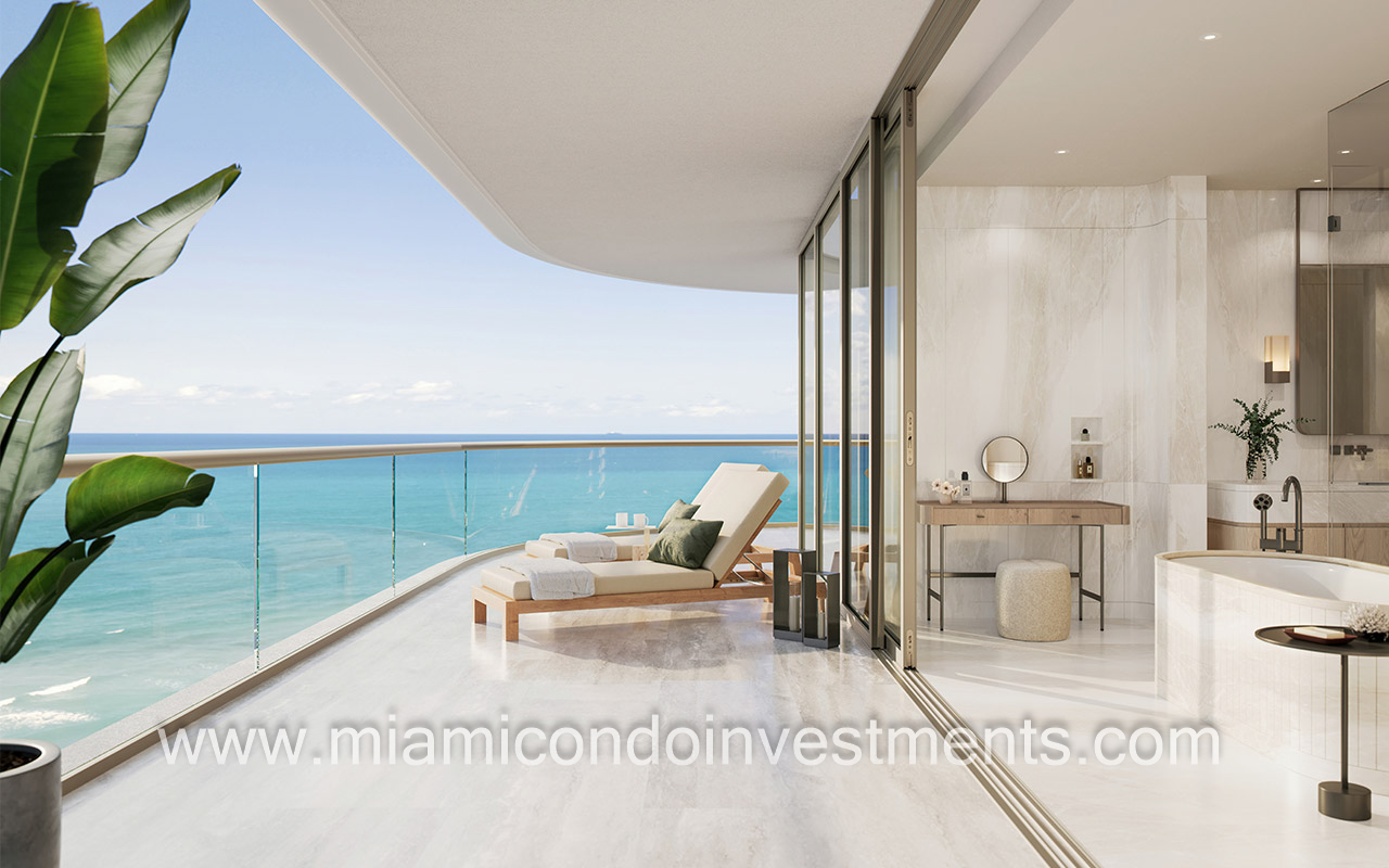 The Perigon Miami Beach terrace