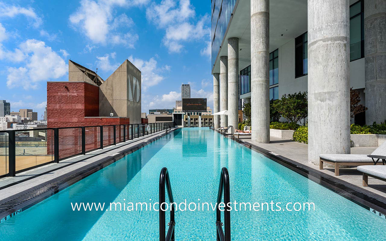 lap pool at The Elser Hotel & Residences