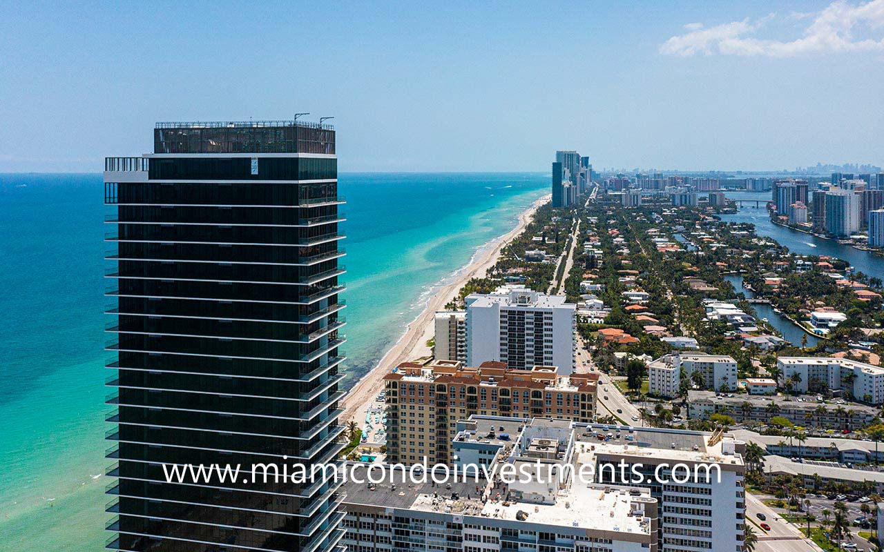 2000 Ocean Hallandale Beach Skyline View