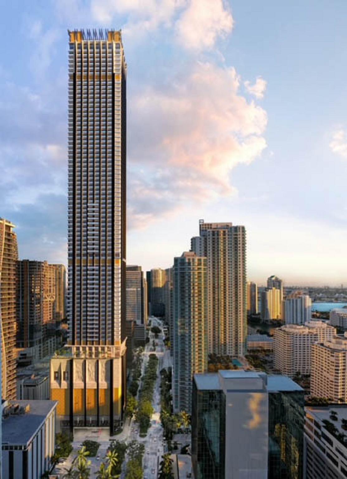 Rendering for Major Residences Brickell