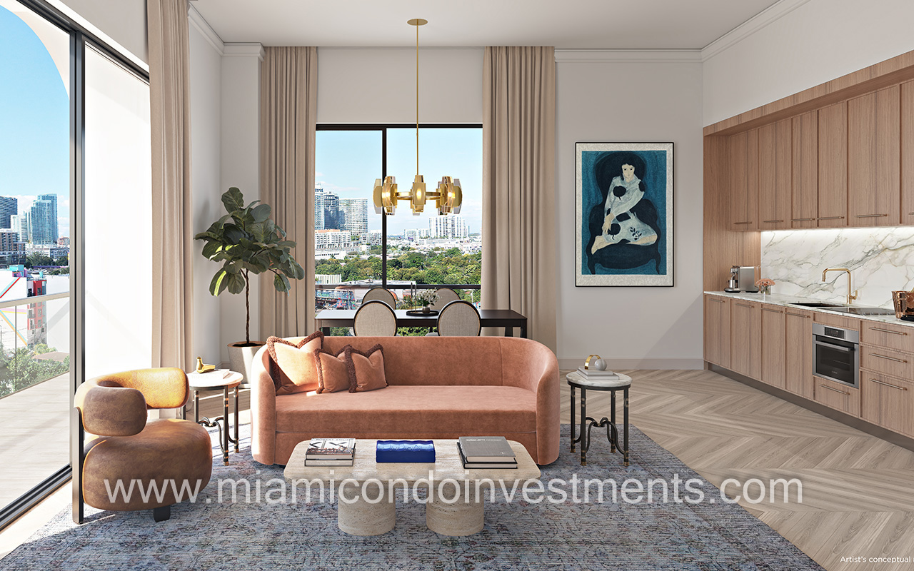 NoMad Wynwood living room