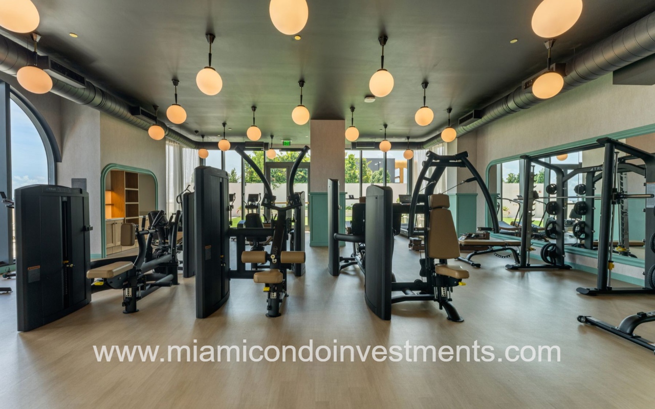NoMad Wynwood fitness center closeup