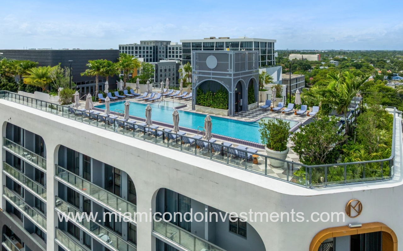 NoMad Wynwood drone of pool deck