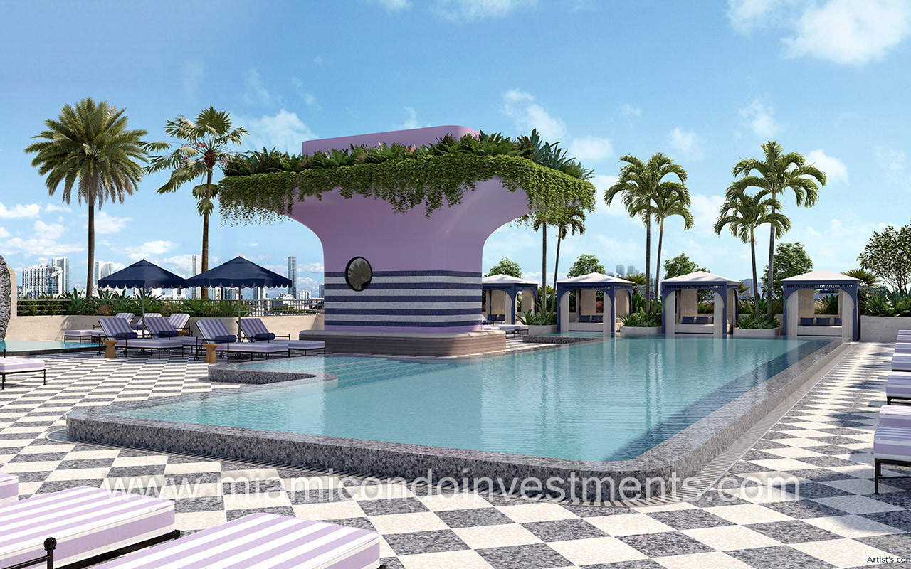 NoMad Wynwood pool deck 1