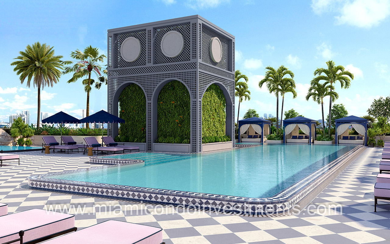 NoMad Wynwood pool deck 2