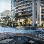Lofty Brickell from the Miami River