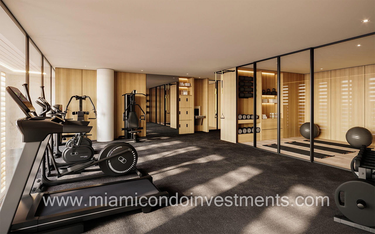 Surf Row Residences gym