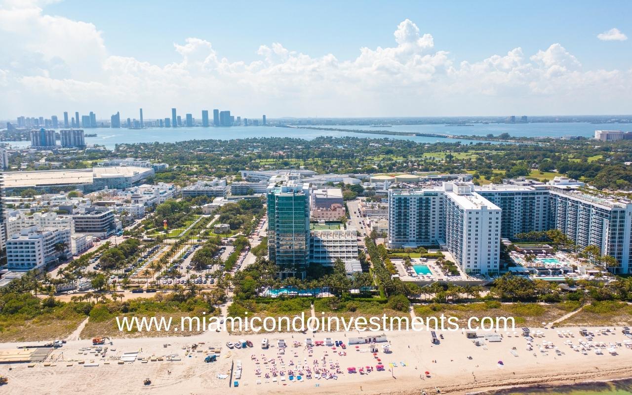 Roney Palace Condos Aerial Views