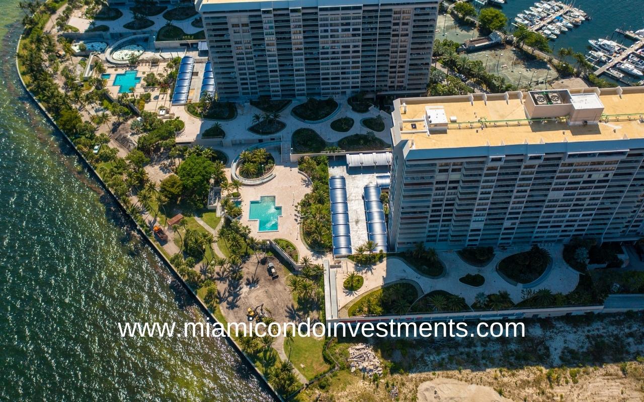 Three Grove Isles Condos Pool Deck