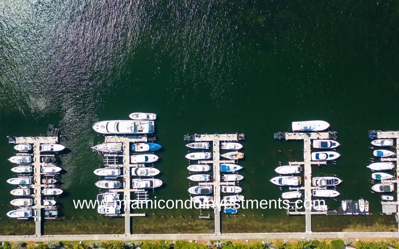 Two Grove Isle Condos Marina