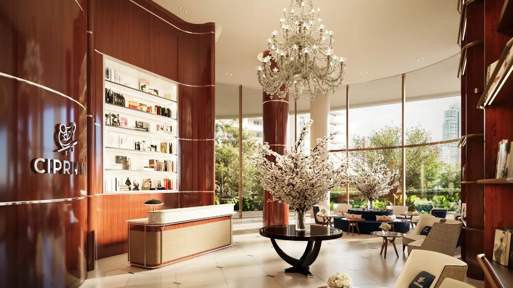 Cipriani Residences Miami Lobby