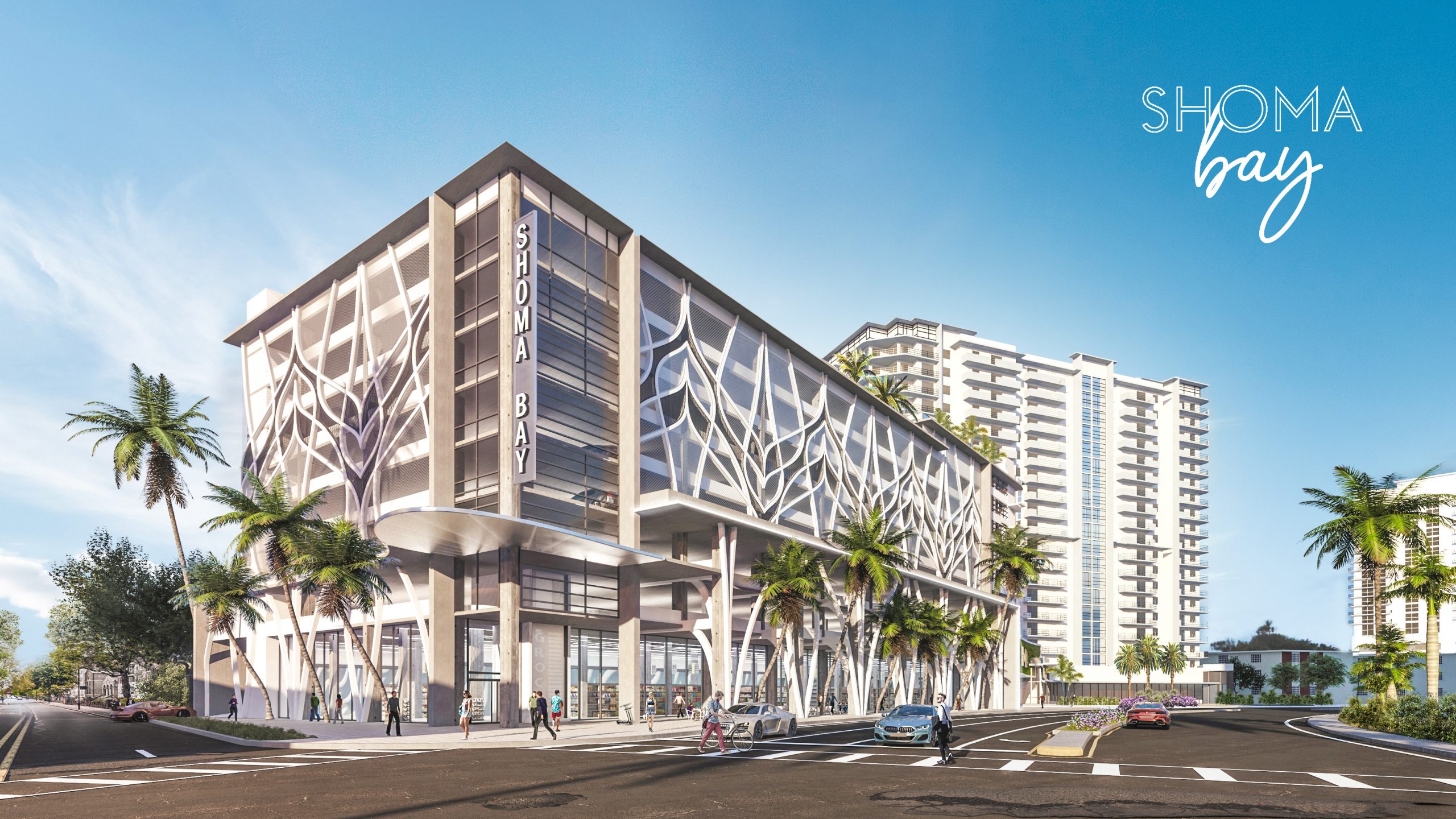 Shoma Bay Condos Parking Garage