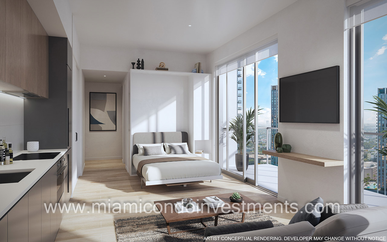 600 Miami Worldcenter studio