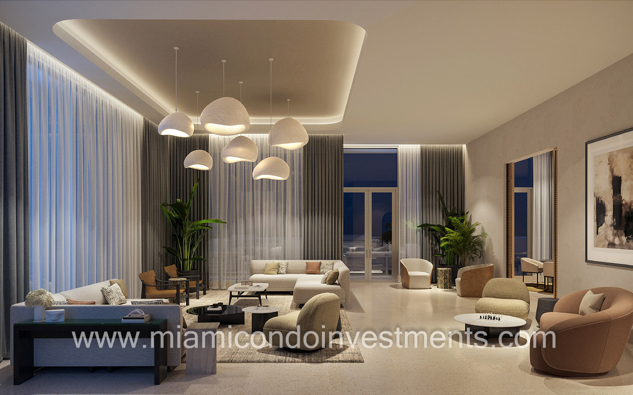 600 Miami Worldcenter lounge