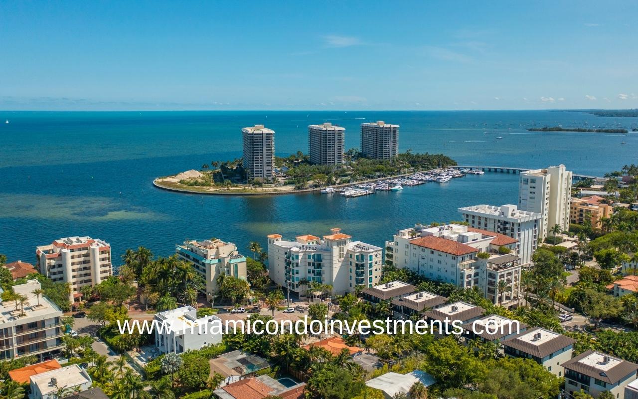 Coconut Grove Miami Aerial Views