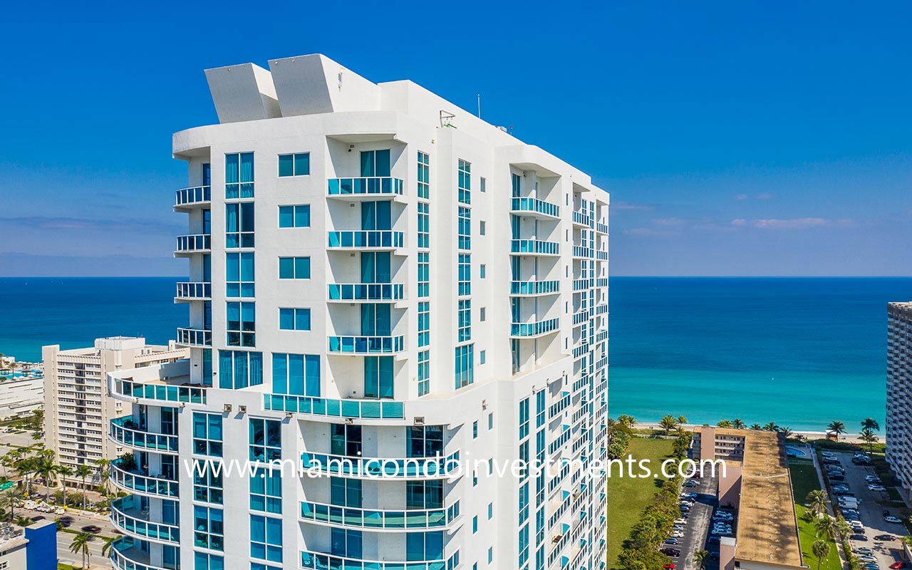 Penthouse View at Ocean Marine Yacht Club Hallandale Beach