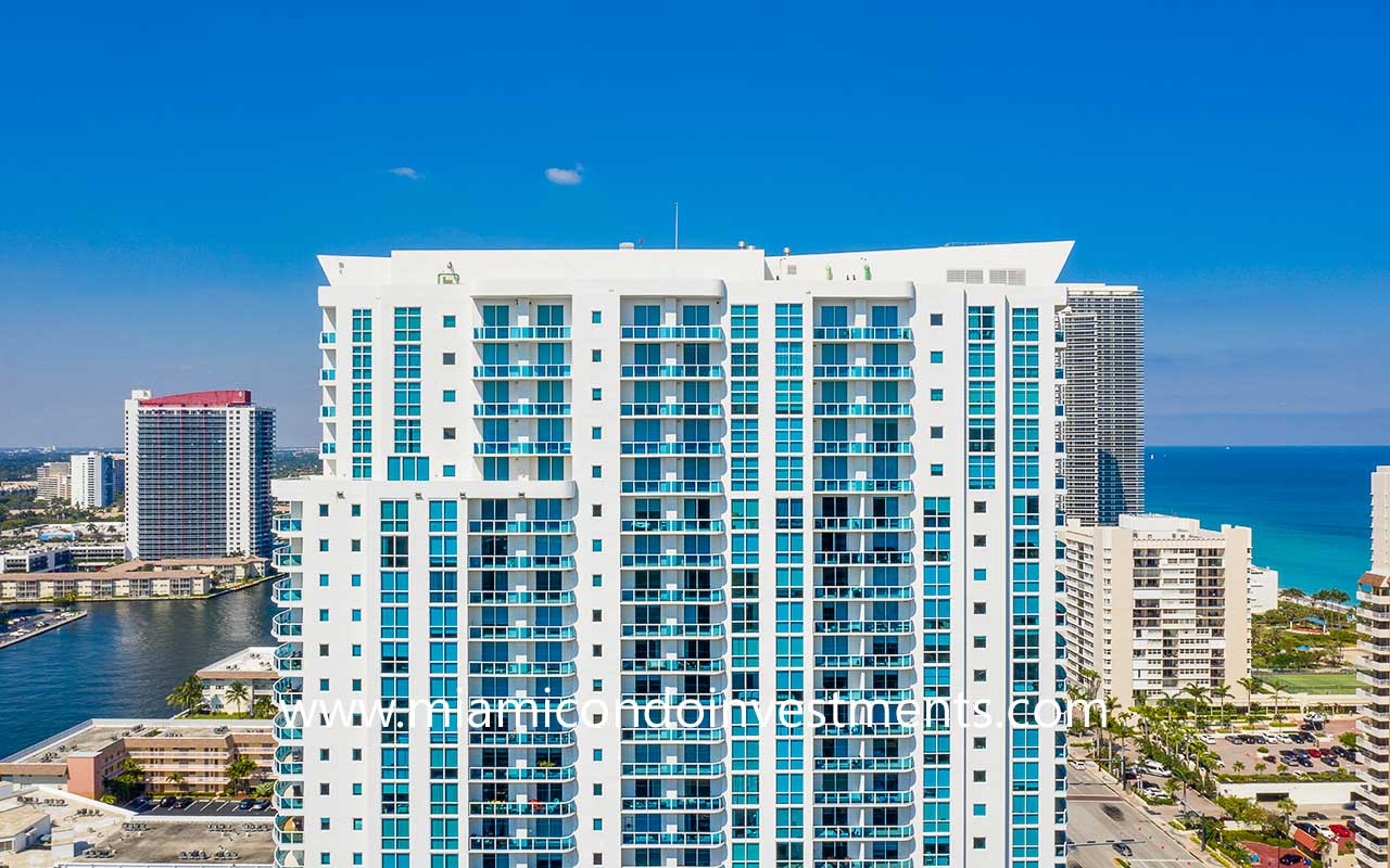 Penthouse View at Ocean Marine Yacht Club Hallandale Beach Real Estate