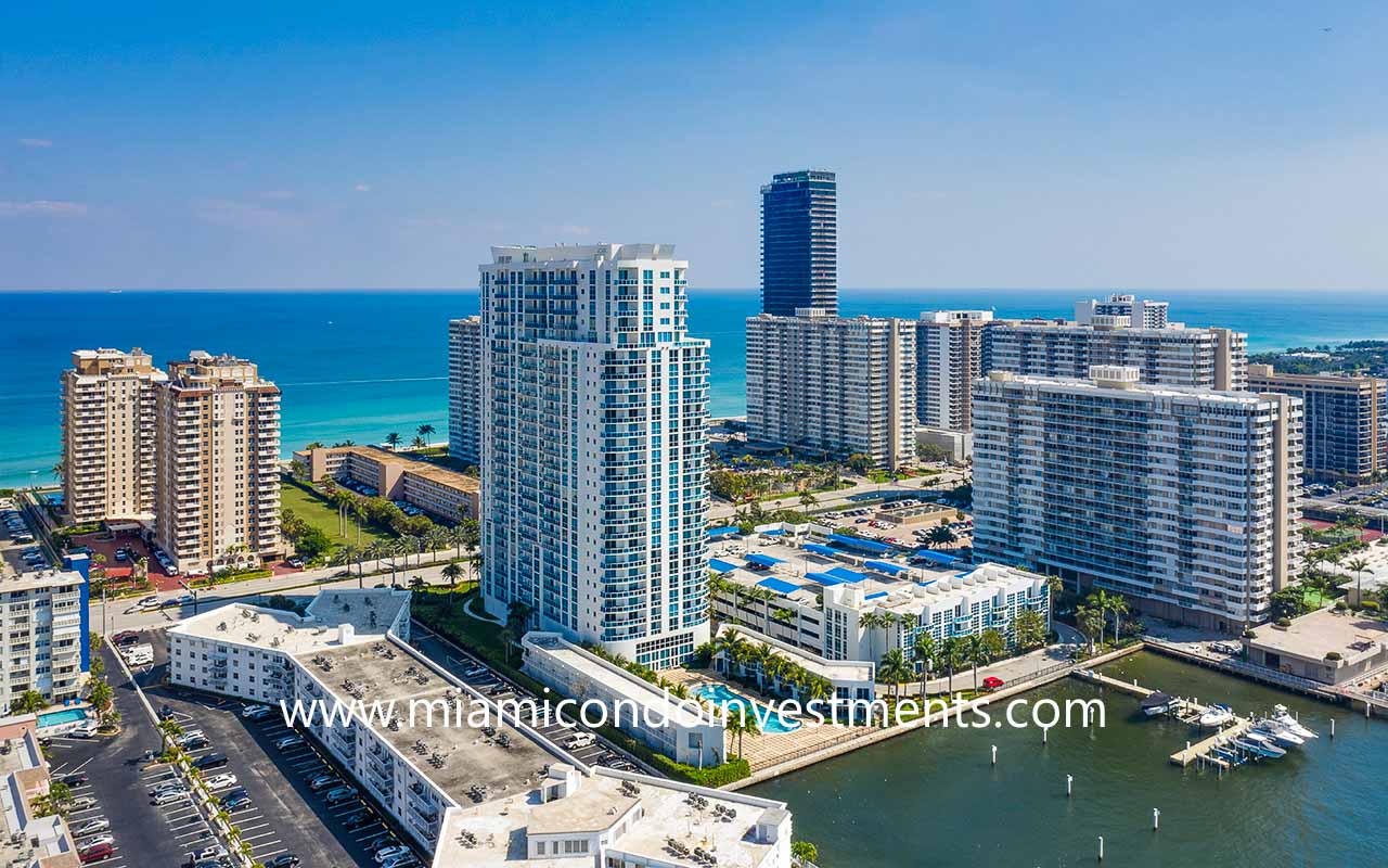 Ocean Marine Yacht Club Drone View