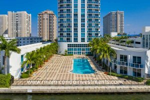 Ocean Marine Yacht Club Pool Deck with Water Views