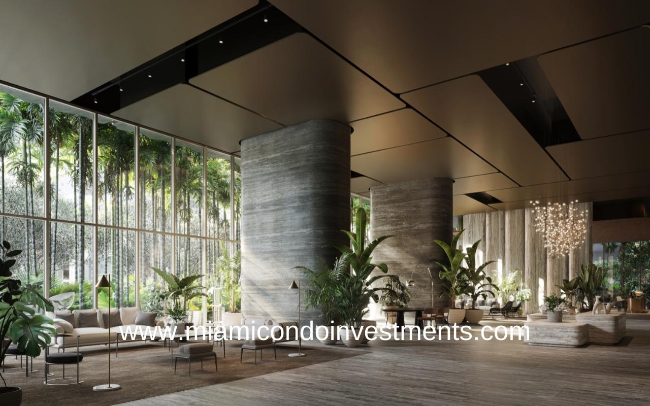 Residences at 1428 Brickell Lobby