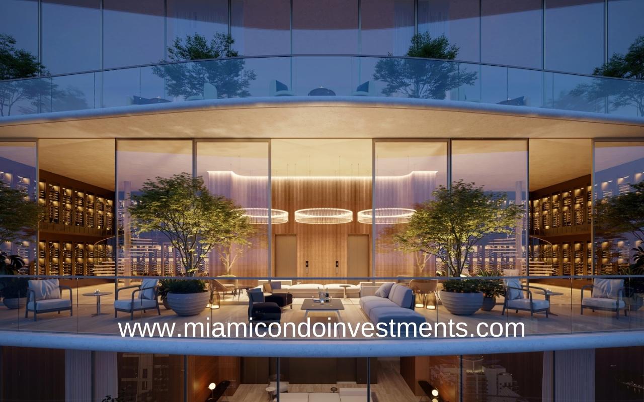 Residences at 1428 Brickell Balcony