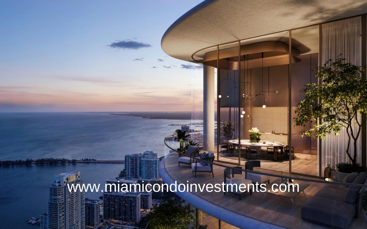 Residences at 1428 Brickell Two Level Penthouse