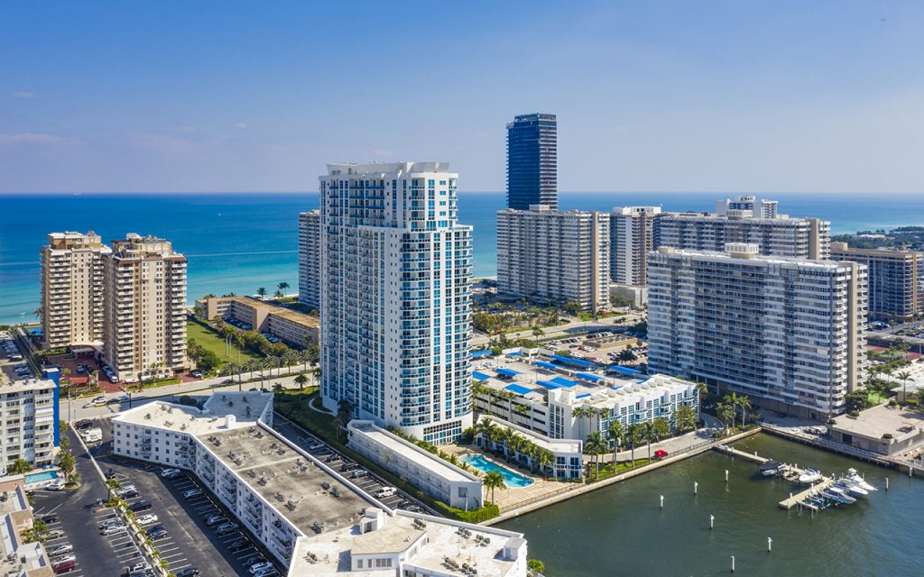 Ocean Marine Yacht Club Pool Deck with Water Views