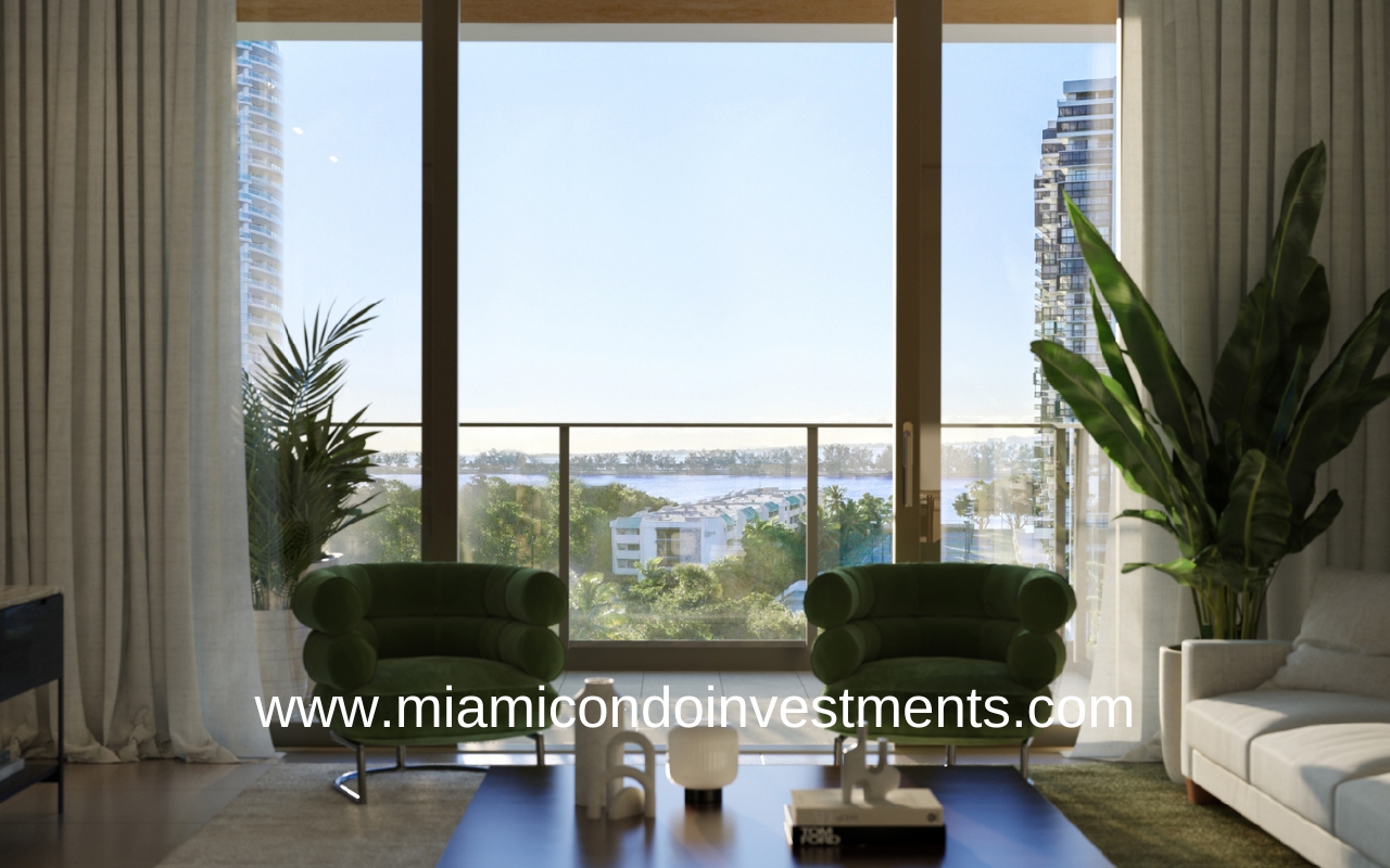 2200 Brickell Living Room