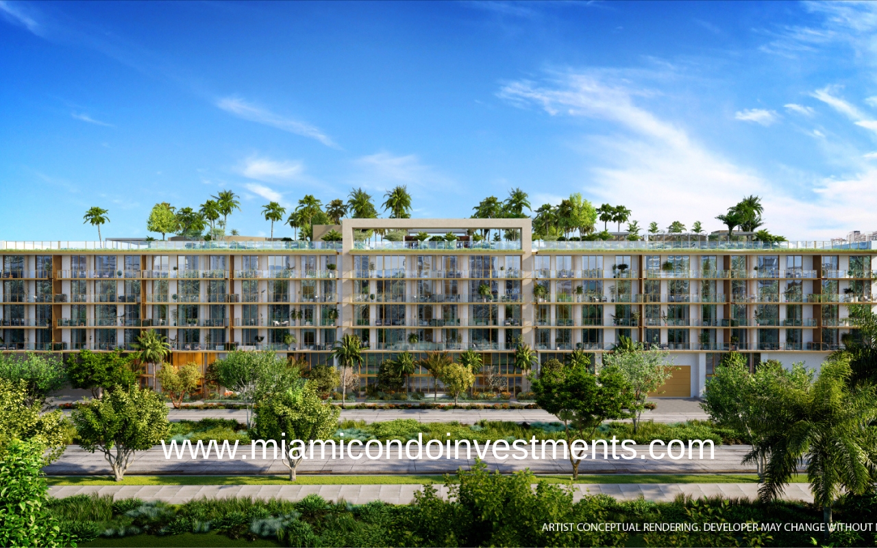 2200 Brickell Front Exterior Rendering