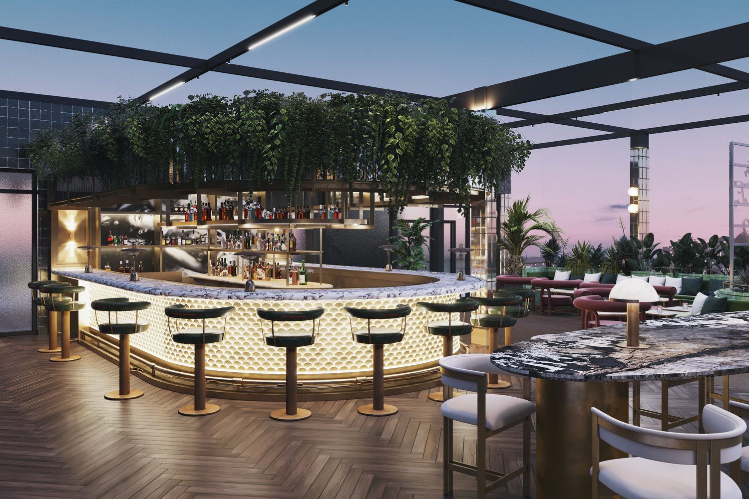 New Rooftop Restaurant Giselle in Downtown Miami New Rooftop Restaurant Giselle in Downtown Miami